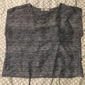 Black/White Striped Blouse